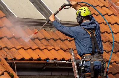 Démoussage et hydrofuge de toiture à Éhuns